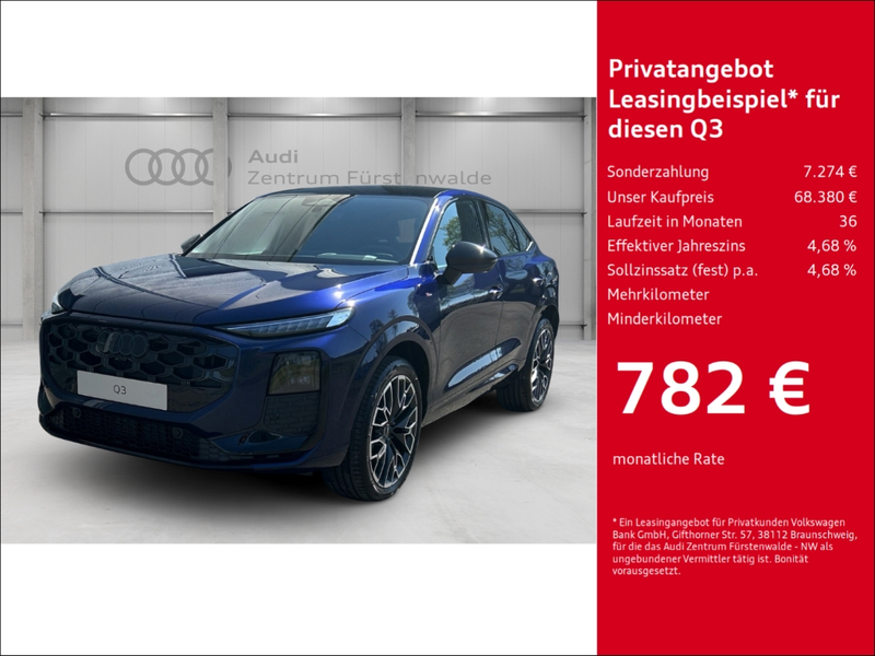 Audi Q3 Sportb TFSI quat Stronic Sportpaket+Panodach+Navi+