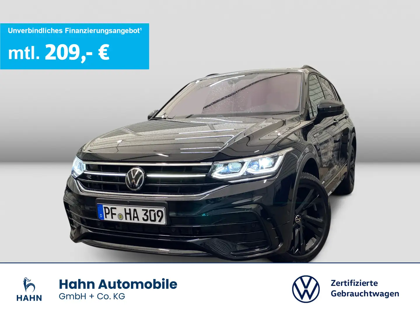 Volkswagen Tiguan Allspace 2.0 TSI DSG R-Line 4Motion AHK Schwarz - 1