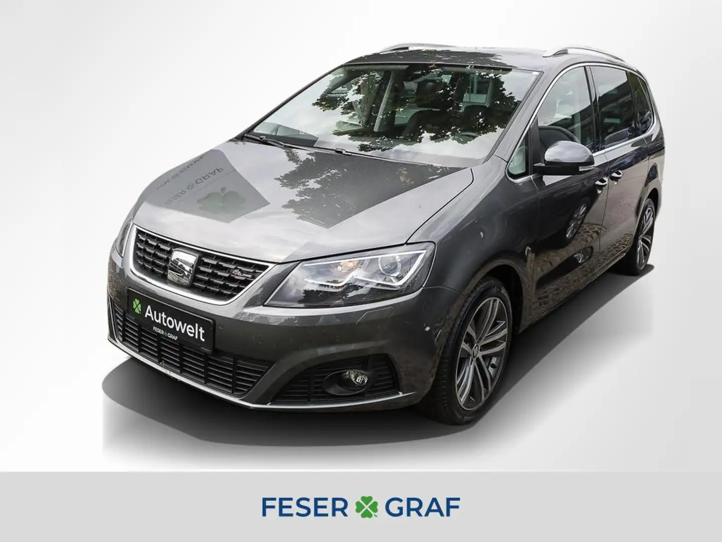 SEAT Alhambra 1.4 TSI FR DSG 7Si. AHK Navi Pano Xenon Grau - 1