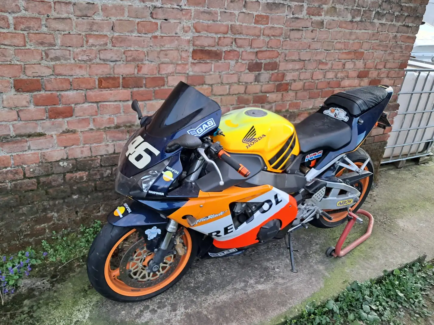 Honda CBR 900 repsol 954 fireblade rr 2002 Auriu - 1