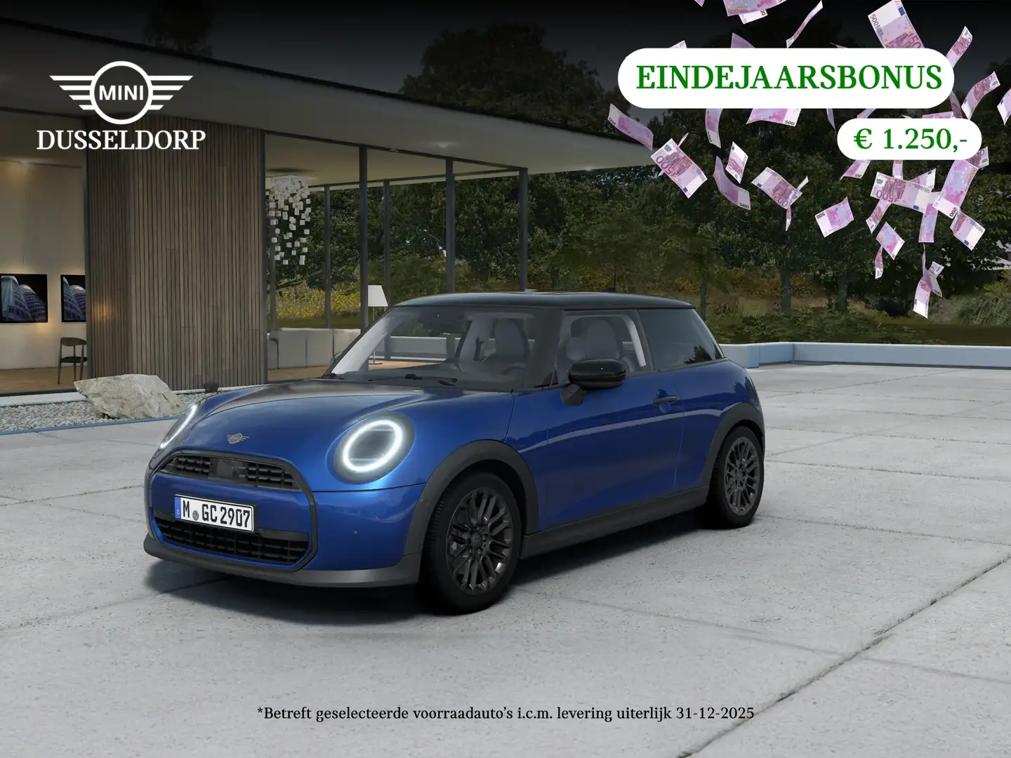 MINI Cooper C Classic Pakket M PRIVATE LEASE EUR 599,- (48 mnd/1 Blu/Azzurro - 1