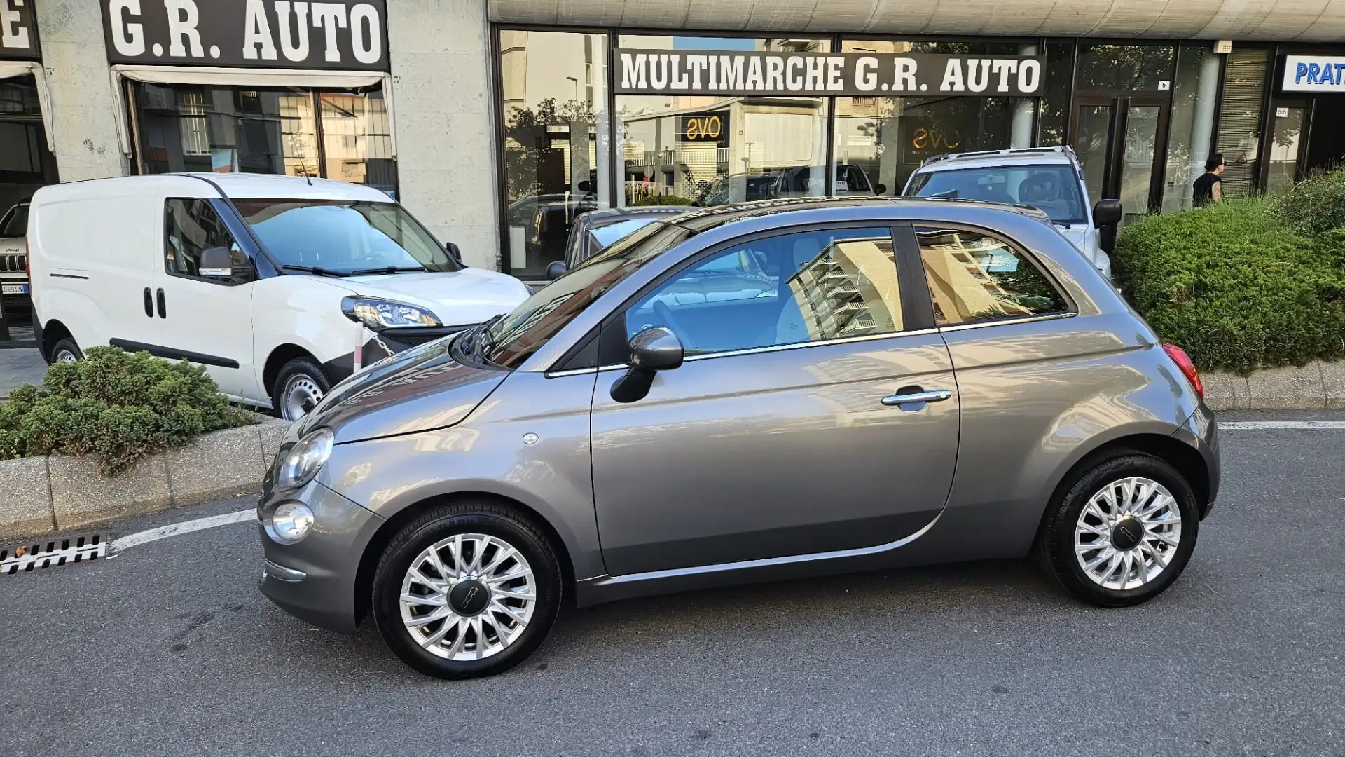 Fiat 500 1.0 Hybrid Dolcevita NAV TETTO PANORAMICO Argento - 2