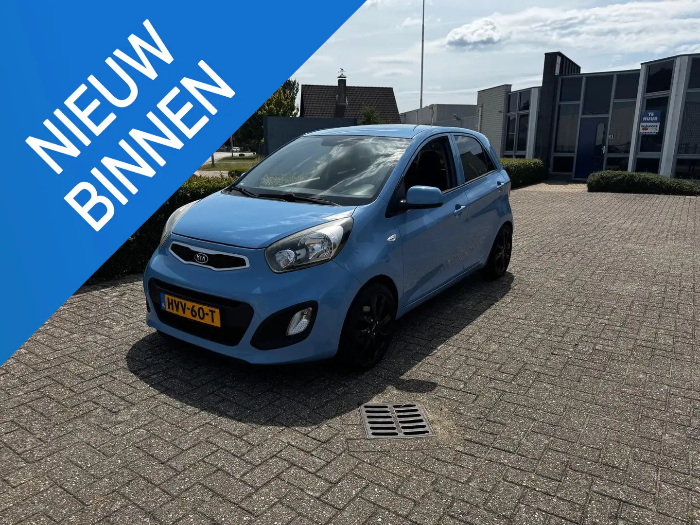 Kia Picanto 1.0 CVVT Airco Blauw - 1