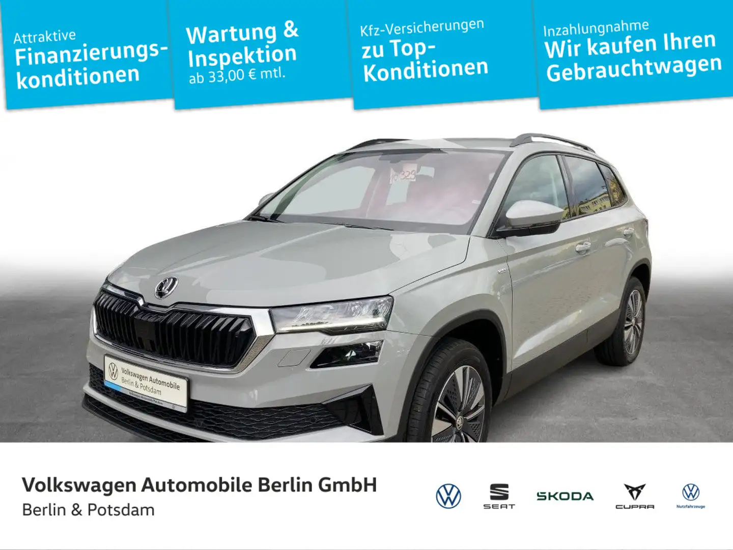 Skoda Karoq 1.5 TSI ACT Tour LED Navi PDC Connect Grau - 1