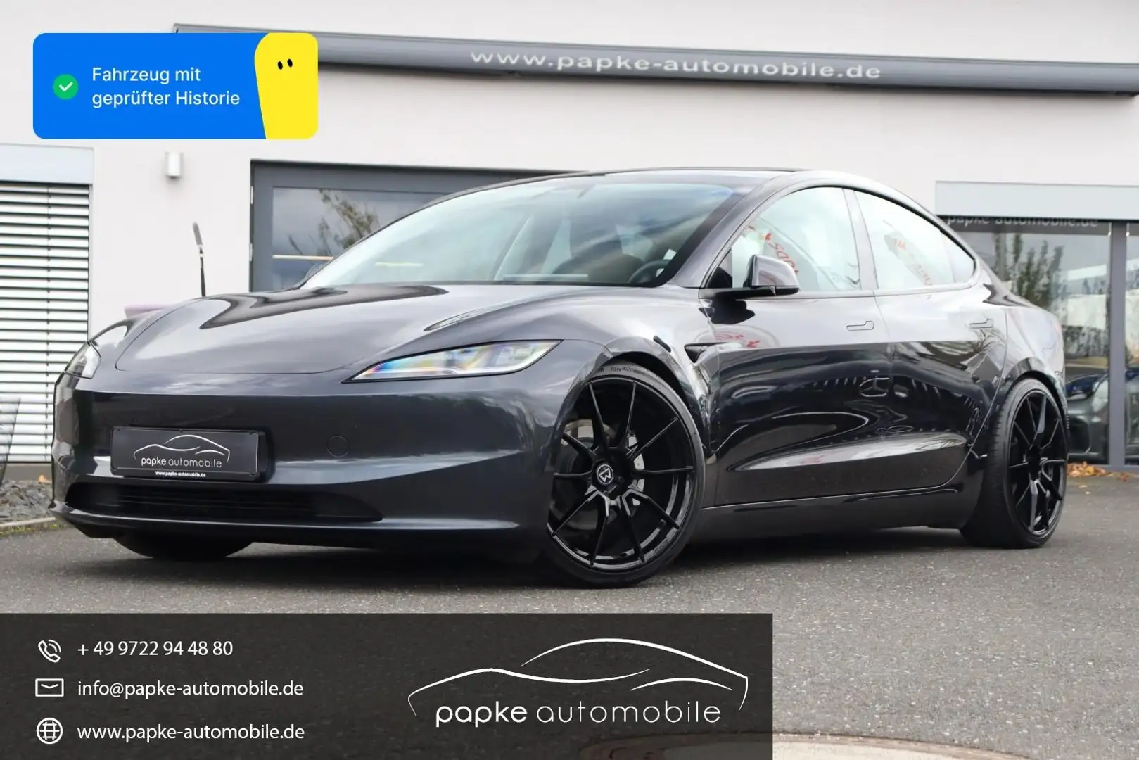 Tesla Model 3 LR AWD Highland *KW-V3-FAHRWERK+20ZOLL+1.HAND+ Grigio - 1