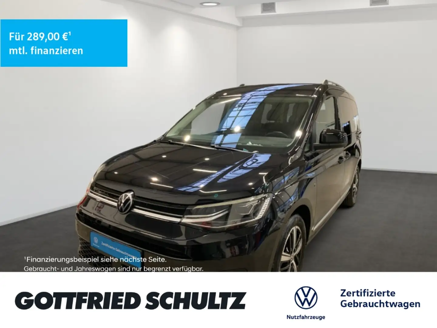 Volkswagen Caddy STYLE TSI AHK EINPARKHILFE SITZHEIZUNG NAVI Schwarz - 1
