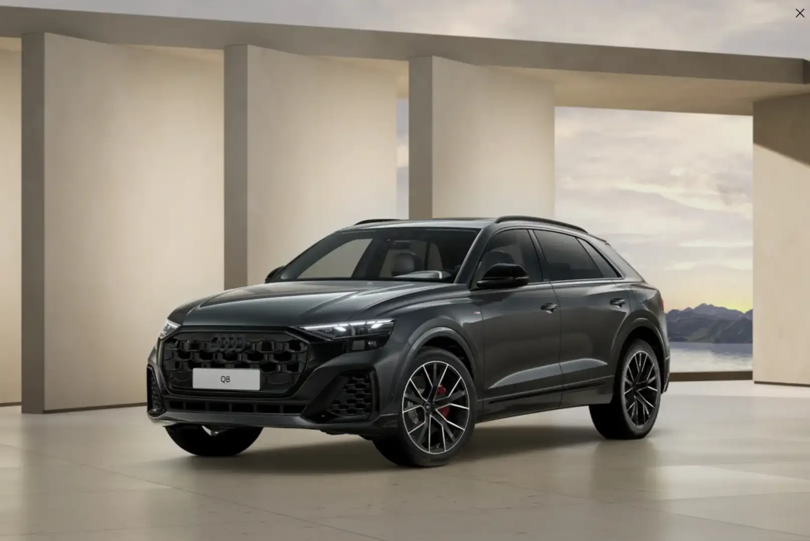 Audi Q8 TFSIe Black line quattro tiptronic 360kW Gris - 1