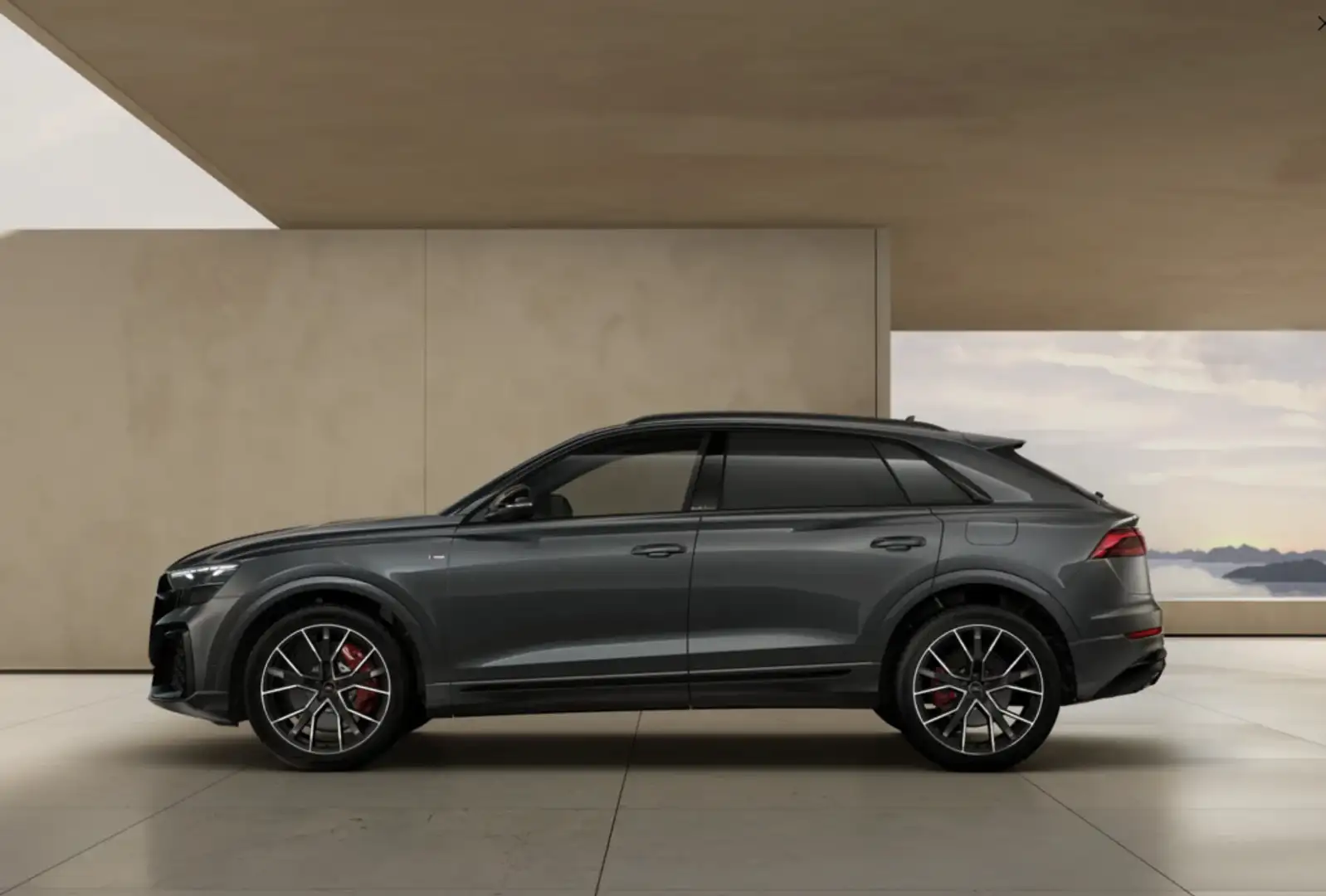 Audi Q8 TFSIe Black line quattro tiptronic 360kW Gris - 2