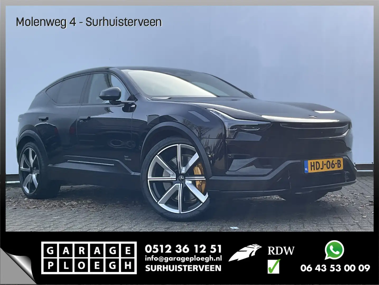 Polestar 3 Long range Dual motor 111 kWh 360° 22Inch B&W 1Eig Schwarz - 1