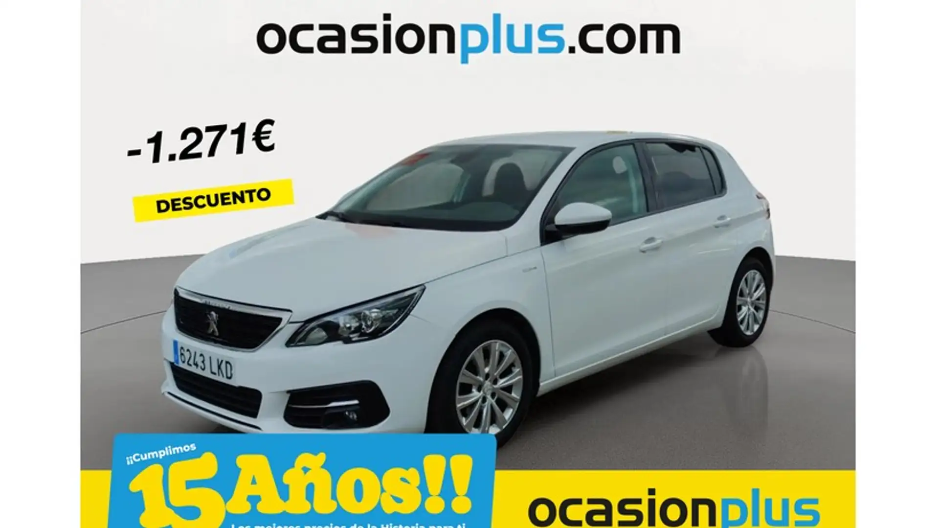 Peugeot 308 1.5BlueHDi S&S Style 100 Blanco - 1