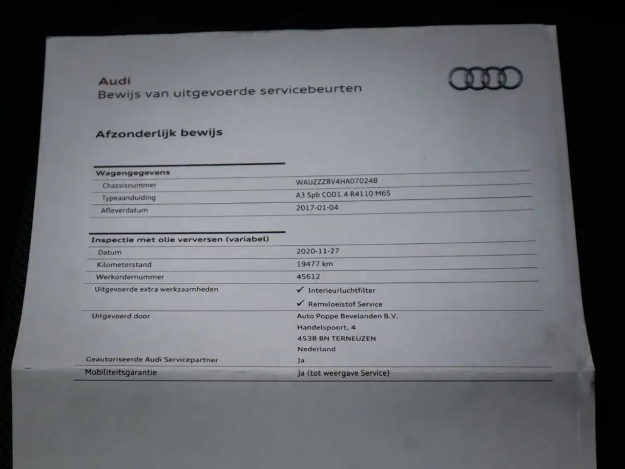 Audi A3 Sportback — photo 33 sur 41