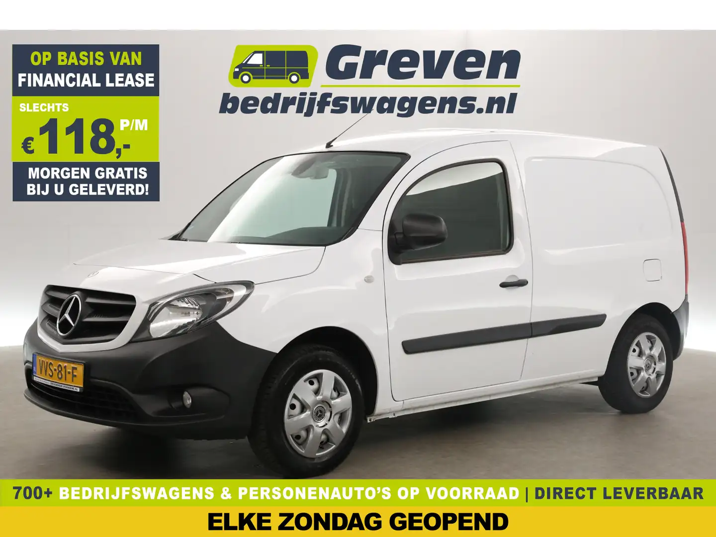Mercedes-Benz Citan 109 CDI BlueEFFICIENCY L1H1 Airco Cruise Trekhaak Wit - 1