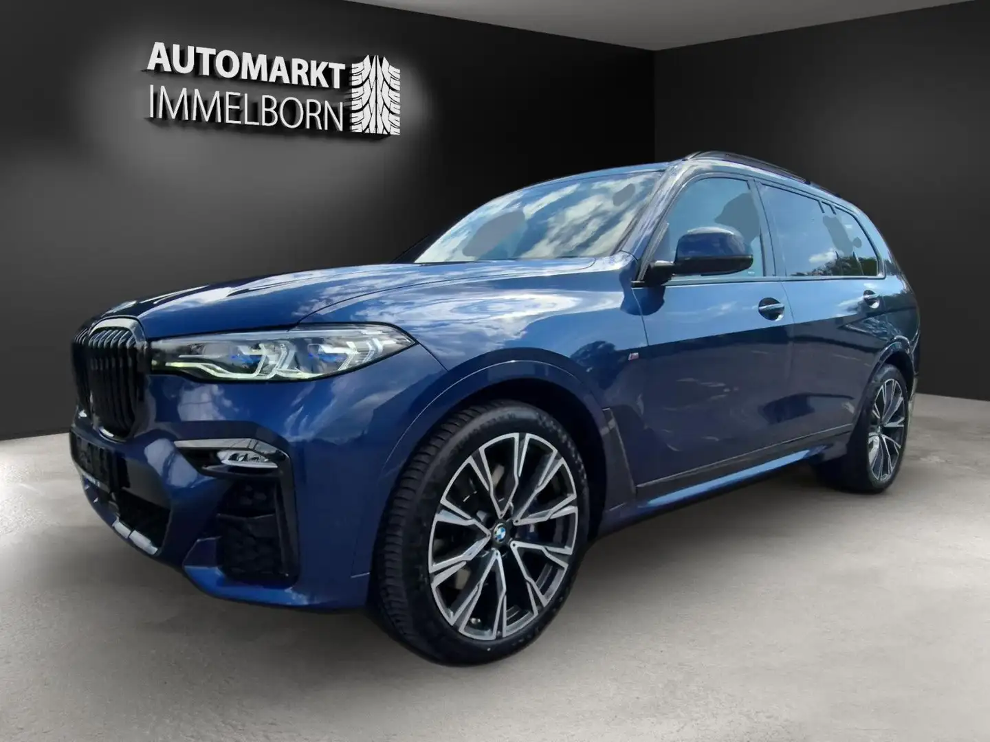 BMW X7 M50 7Sitz*Laser*Pano*360*B&W*TV*Massage*STH Albastru - 1