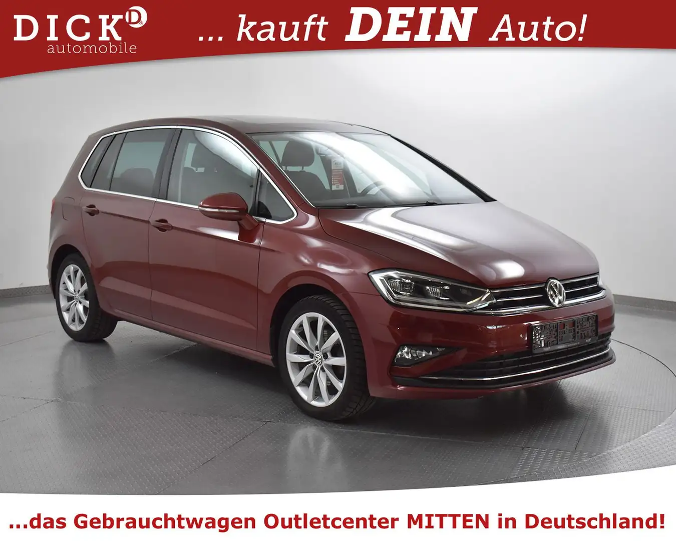 Volkswagen Golf Sportsvan VII 1.5 TSI Highl PANO+LED+STDHZ+ Rot - 1