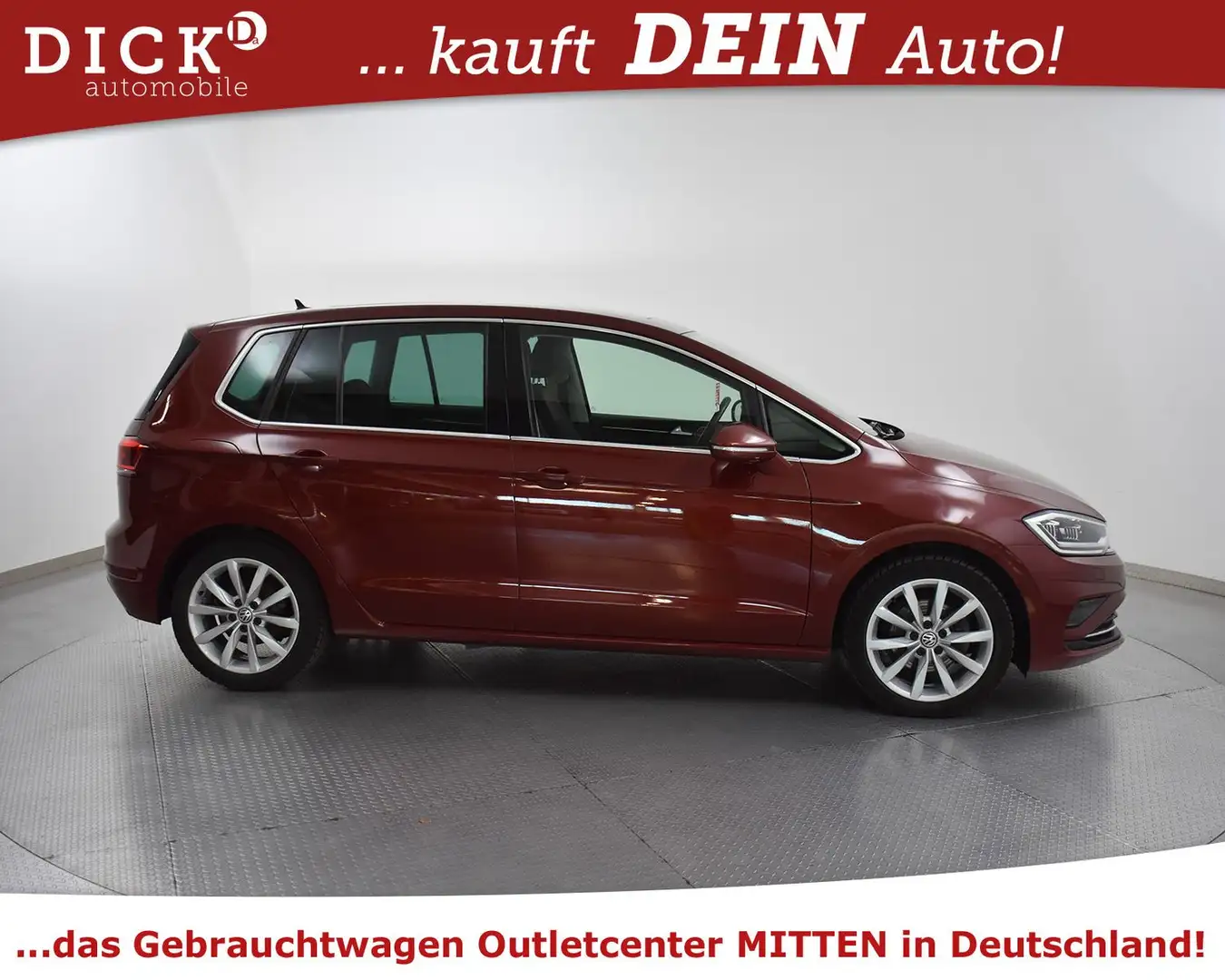 Volkswagen Golf Sportsvan VII 1.5 TSI Highl PANO+LED+STDHZ+ Rot - 2