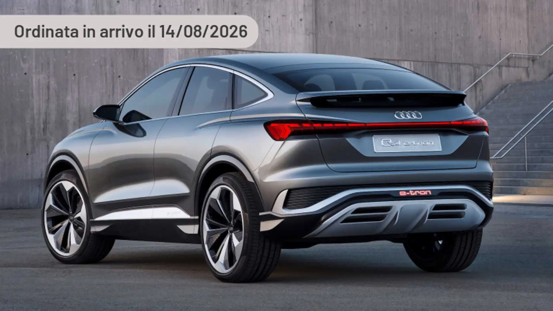 Audi Q4 e-tron Q4 SPB 55 e-tron quattro S line edition Argento - 1
