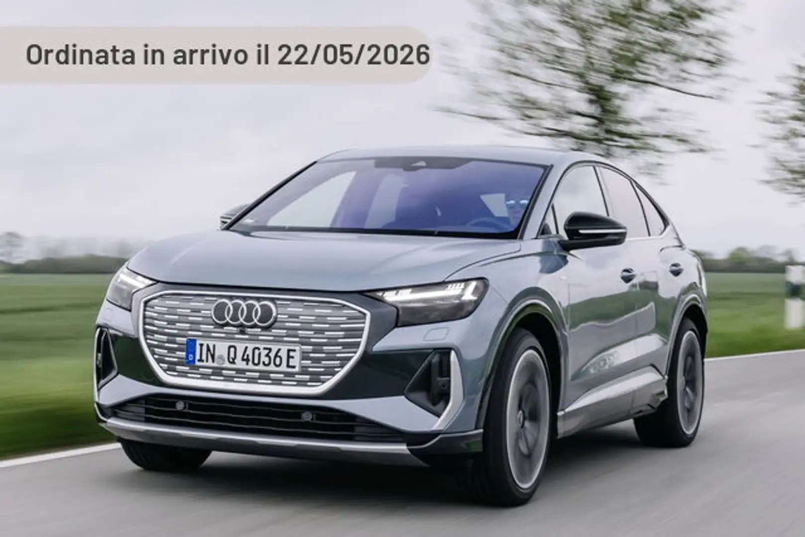 Audi Q4 e-tron Q4 SPB 55 e-tron quattro S line edition Argento - 2