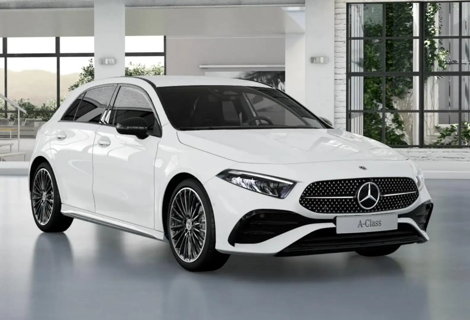 Mercedes-Benz A 200 AMG Line Adv+ Special Edition ACC SHZ 19Z 120 k... Weiß - 2