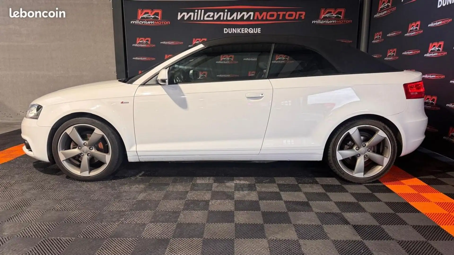 Audi A3 cabriolet s line 2.0 tdi 140 cv s-tronic garantie 6 mois Blanco - 2