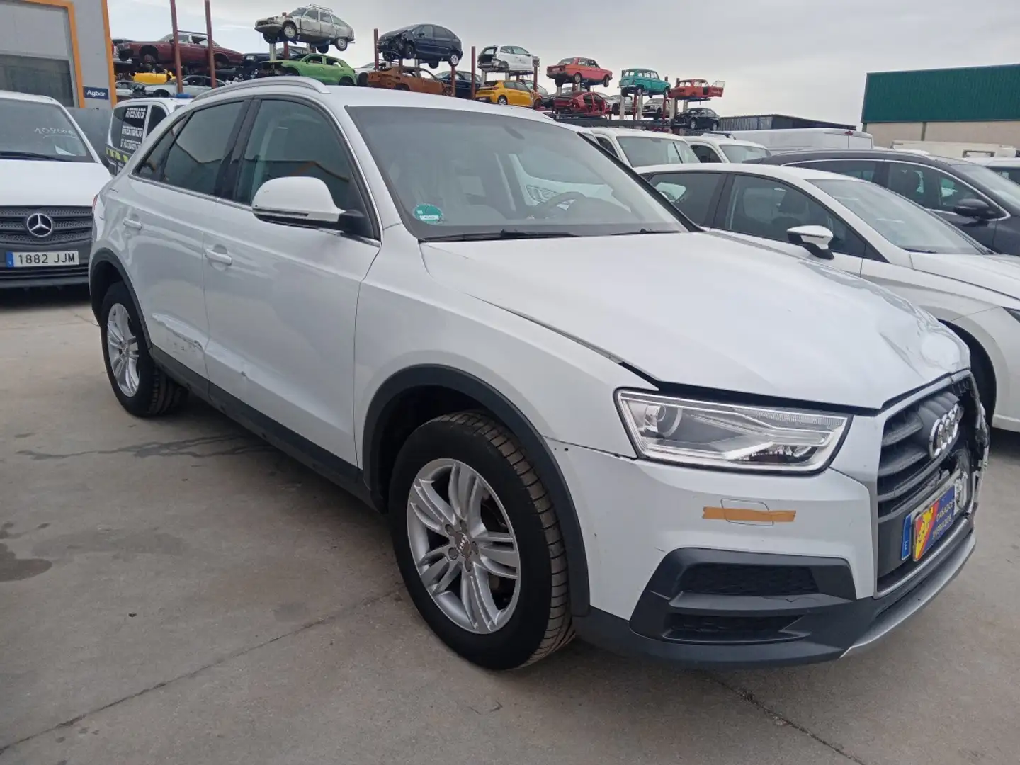 Audi Q3 2.0TDI Black line edition S tronic 110kW Blanco - 2