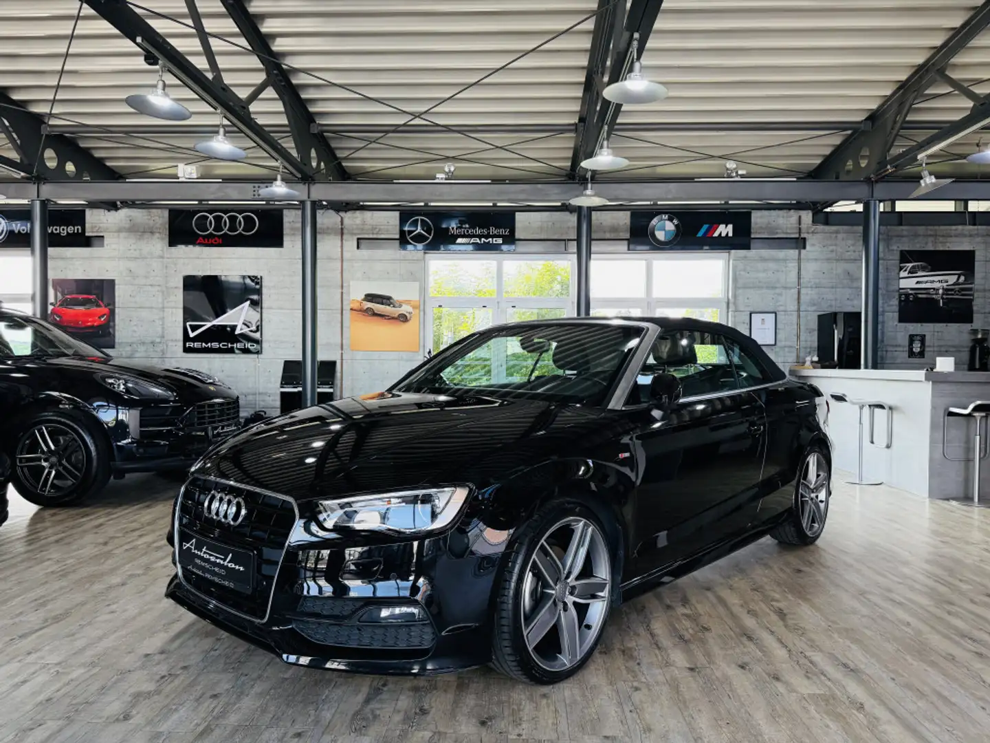 Audi A3 Cabrio S-Line S-tronic*NAVI*XENON*2.HAND* Noir - 2