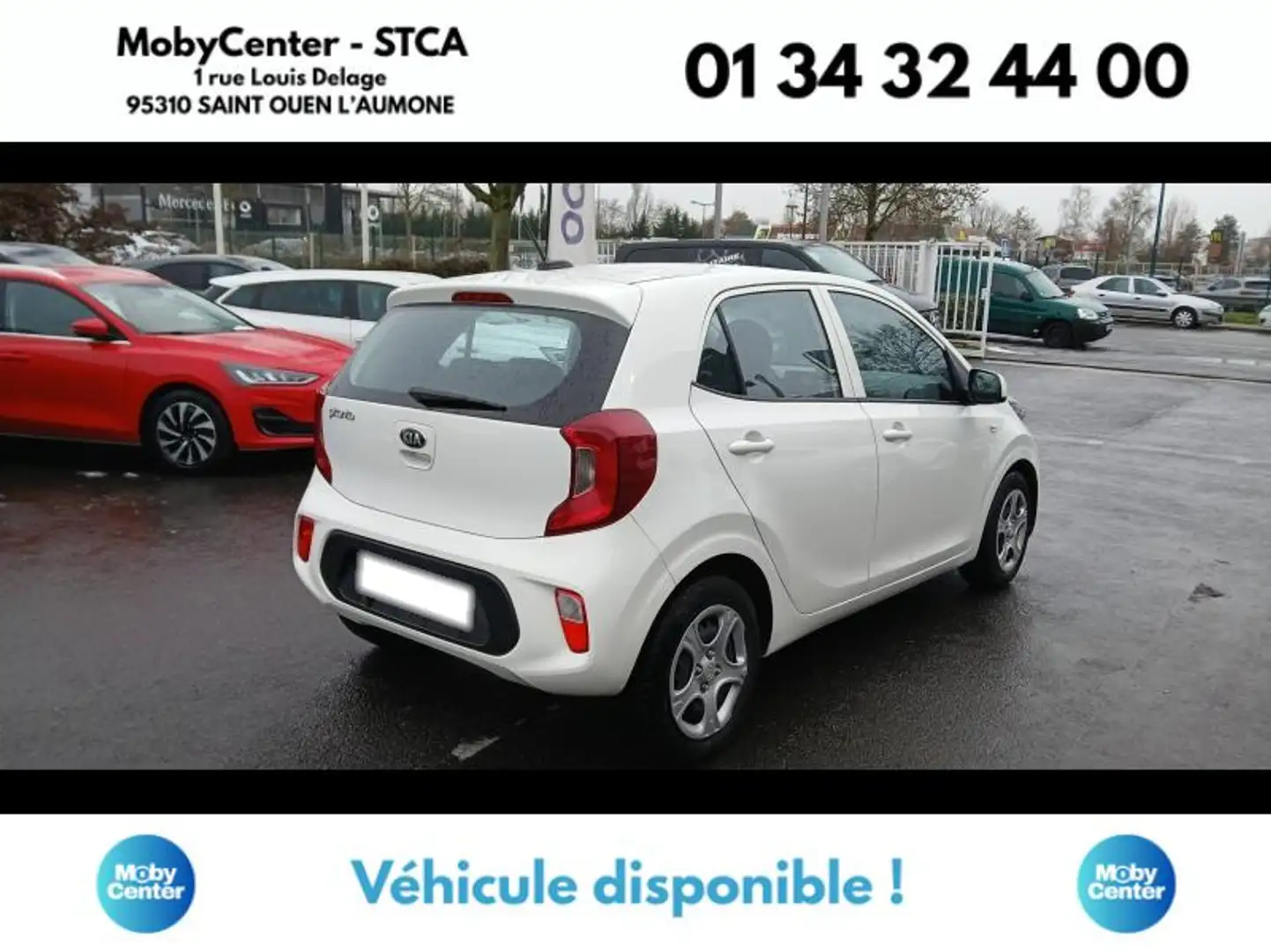 Kia Picanto 1.0 DPi 67ch Active Blanc - 2