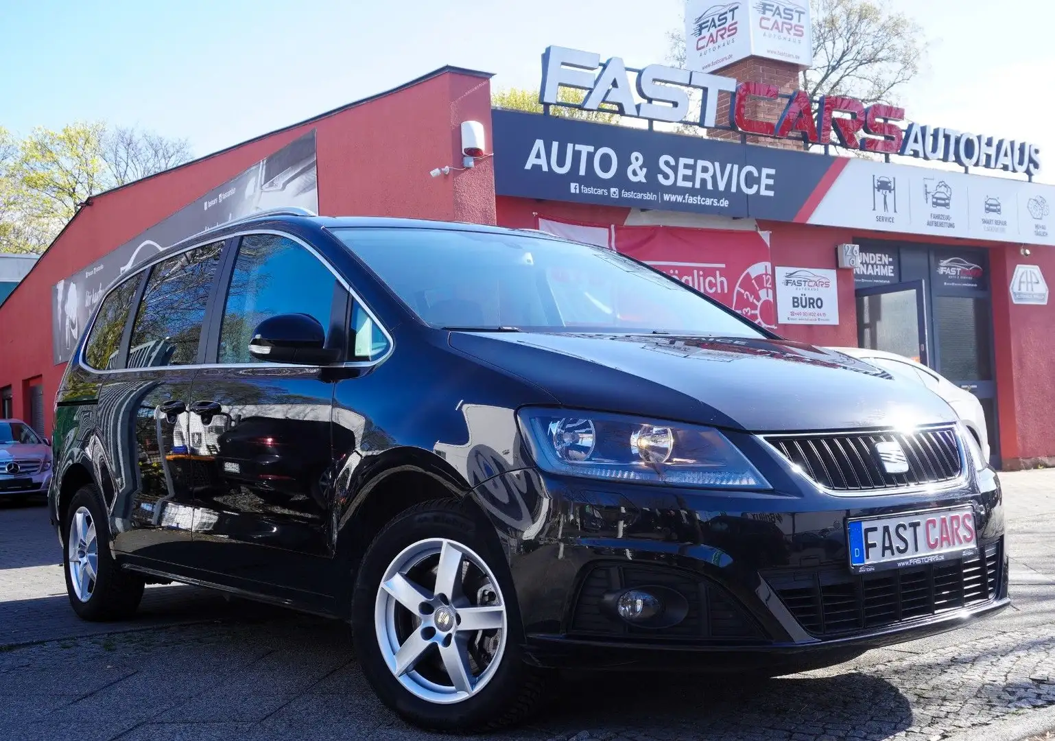 SEAT Alhambra Style DSG Kamera Navi 7-Sitzer Tempomat Schwarz - 1