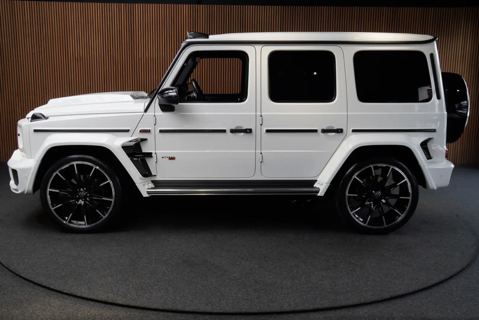 Mercedes-Benz G BRABUS 800 Massage Burmester PTS 360° Camera Leer Weiß - 2