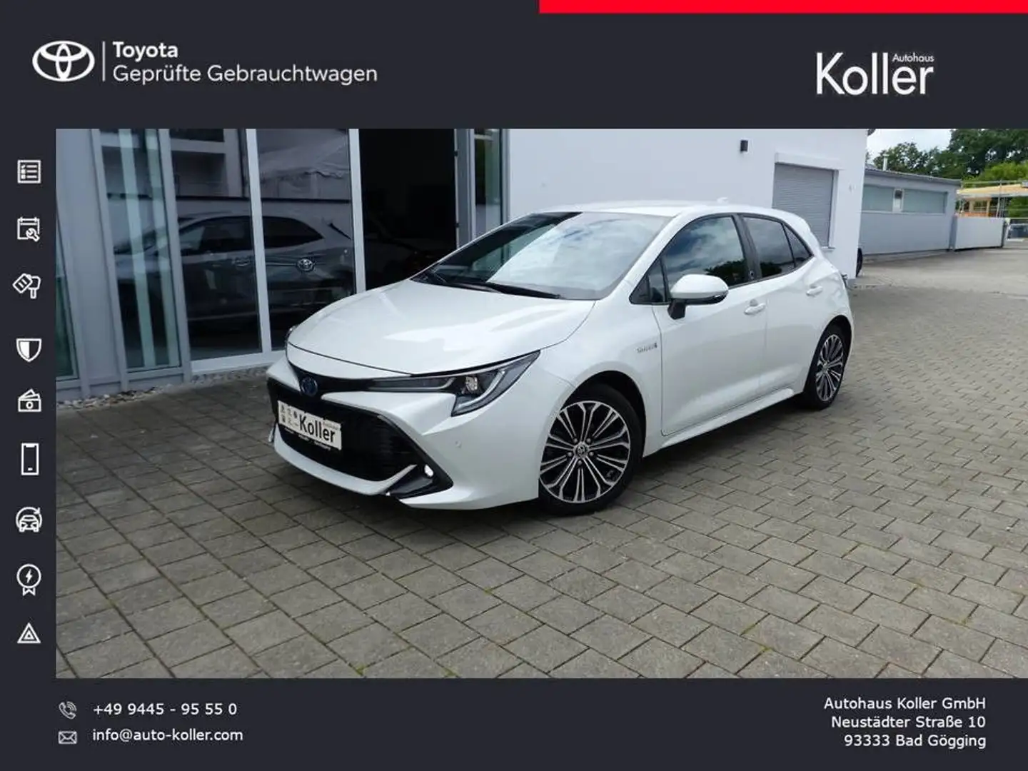 Toyota Corolla Hybrid Team D TechPaket SHZ IPA Kamera Bianco - 1