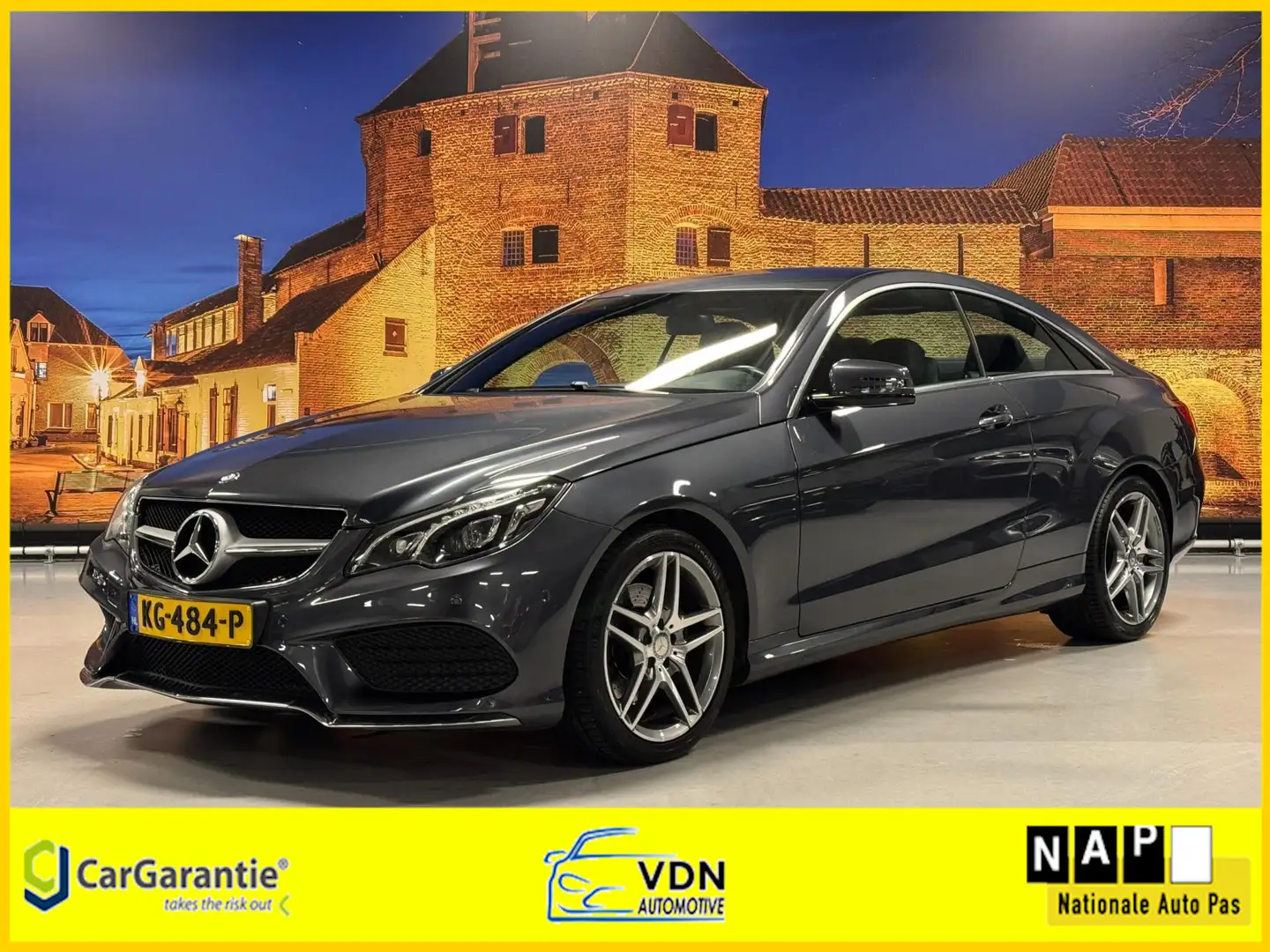 Mercedes-Benz E 200 Coupé Prestige AMG Automaat Leer Camera Grau - 1