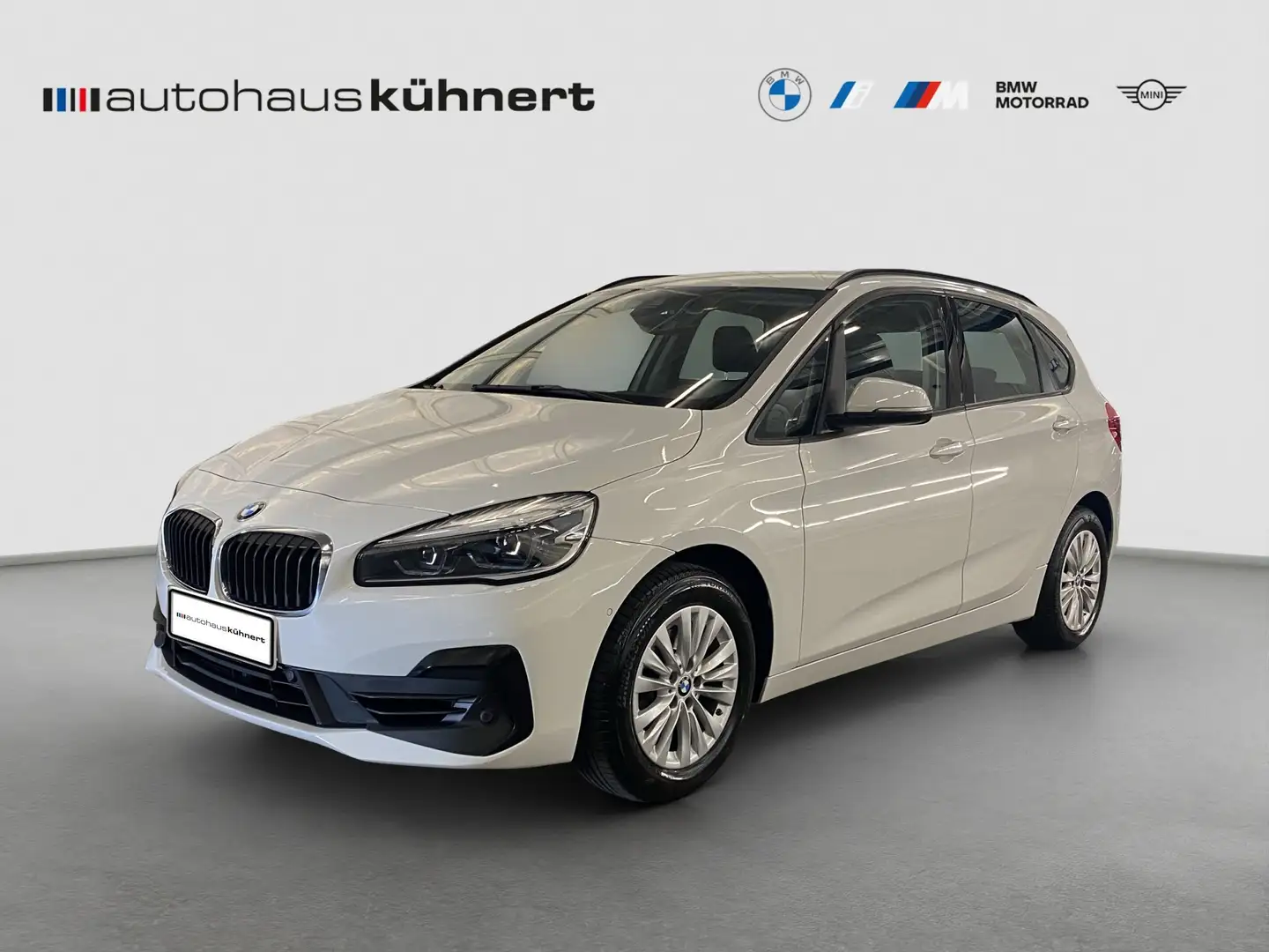 BMW 218 i Active Tourer Advantage LED SpurAss HiFi ParkA A Blanc - 1