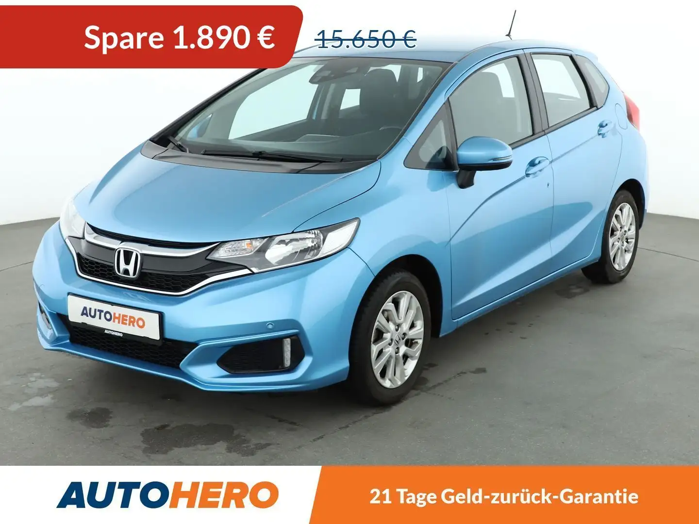 Honda Jazz 1.3 i-VTEC Comfort *LIM*PDC*ALU* Blauw - 1