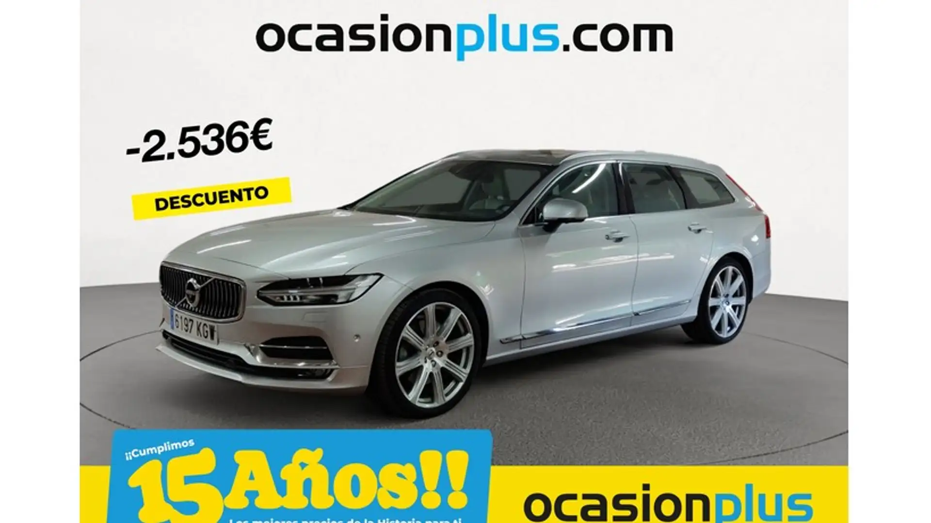 Volvo V90 D5 Inscription AWD Aut. Argent - 1