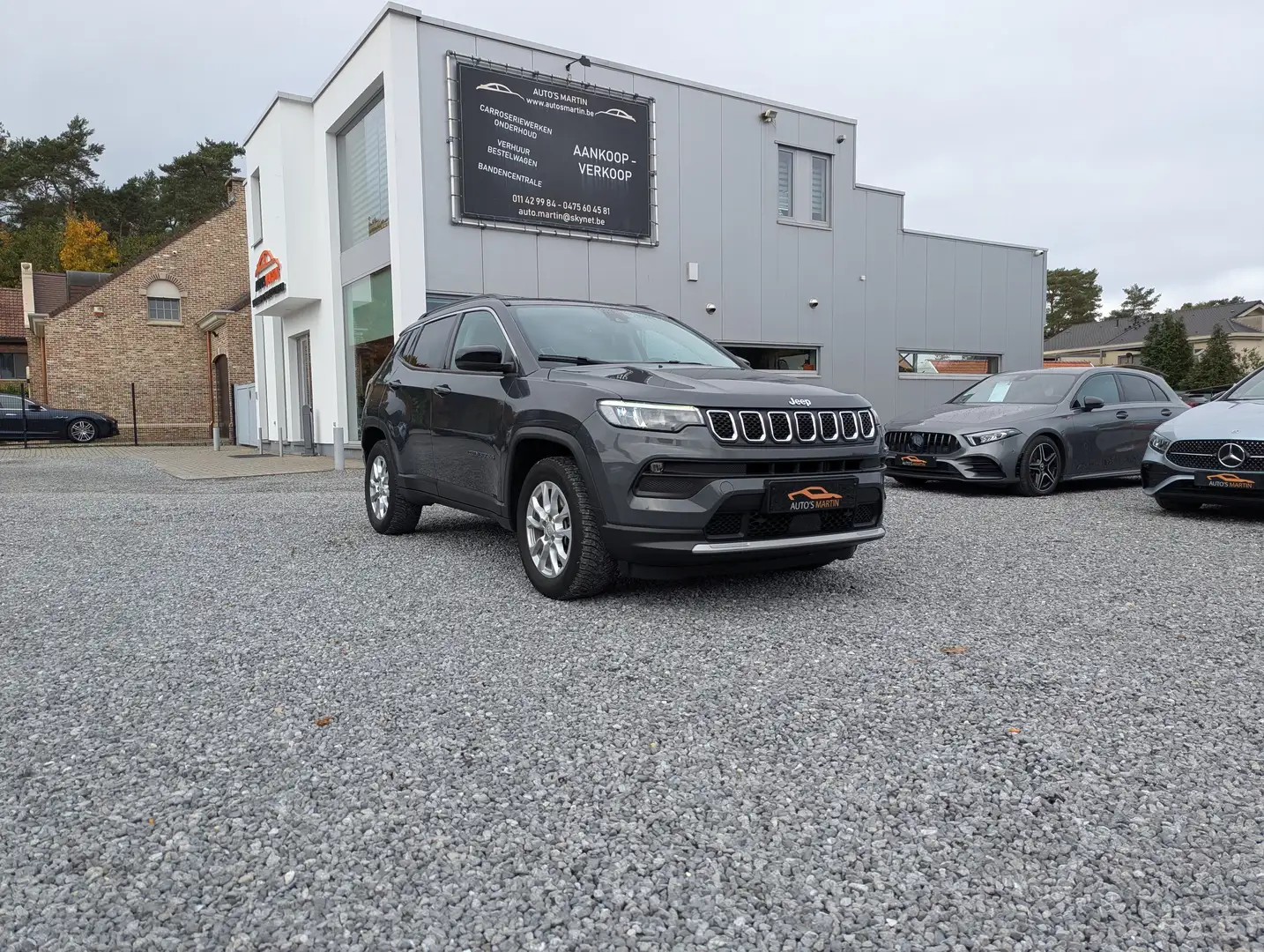Jeep Compass 1.3 T4 4x4 PHEV | FACELIFT | CAMERA | LEER | Grijs - 1