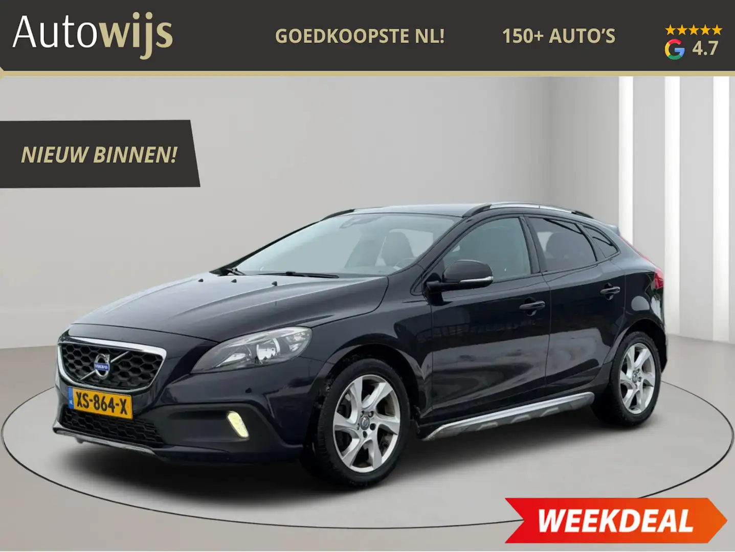 Volvo V40 Cross Country 5CILLINDER|180PK|AUT|TREKHAAK| Noir - 1