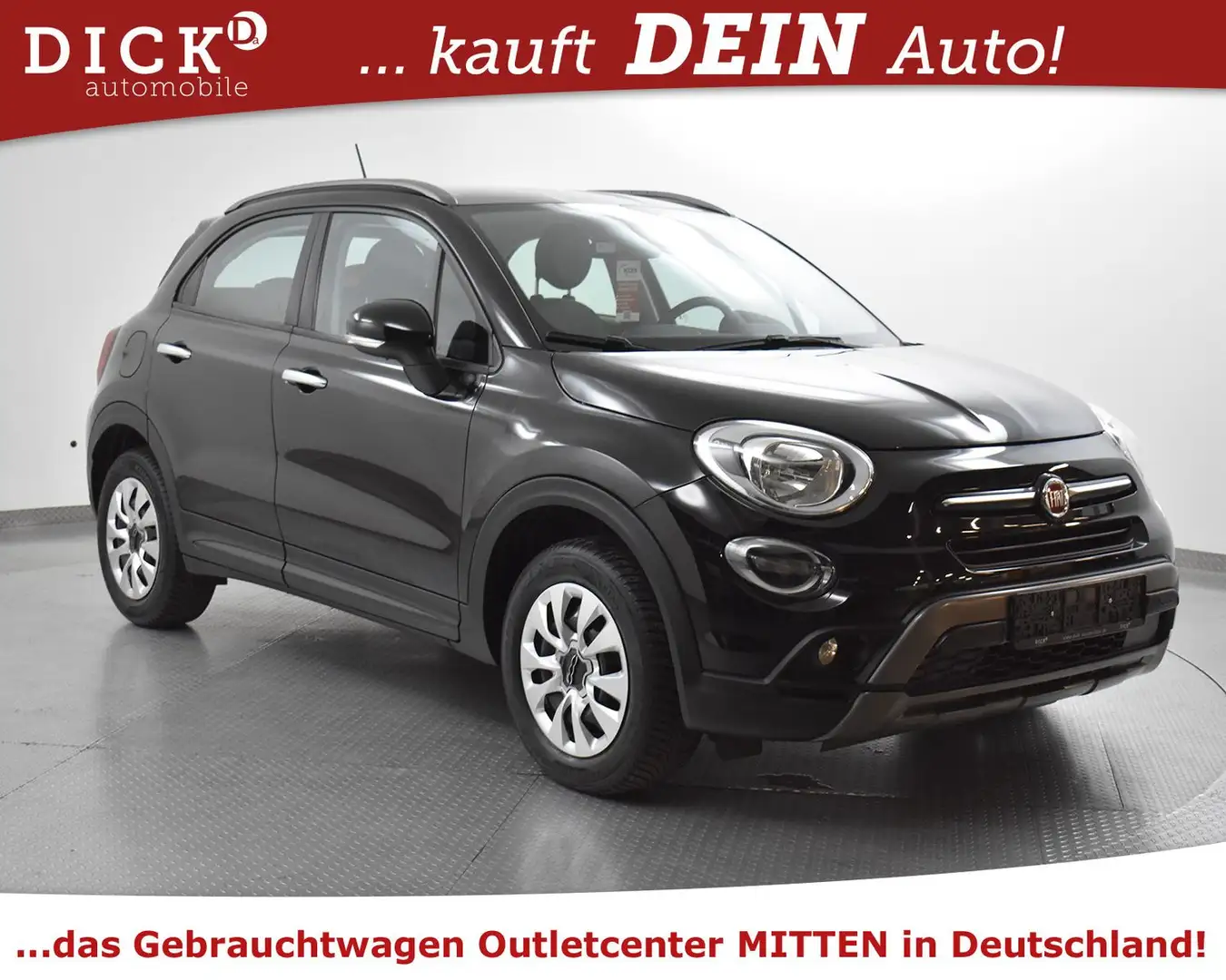Fiat 500X 1.3 Cross Aut. LEDER+PDC+MFL+TEMP+APPLE+DAB Nero - 1