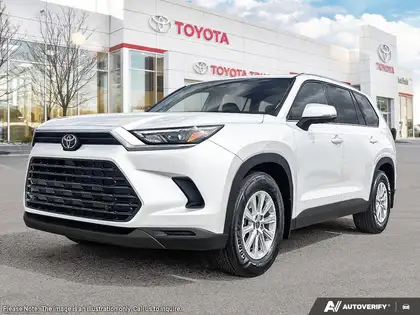 White 2026 Toyota Grand Highlander SUV / Crossover All-Wheel Drive 8-Speed Automatic