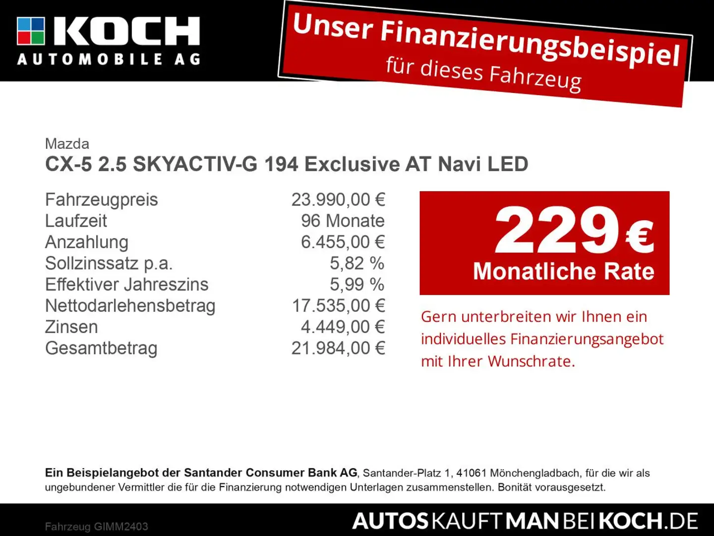 Mazda CX-5 2.5 SKYACTIV-G 194 Exclusive AT Navi LED Schwarz - 2