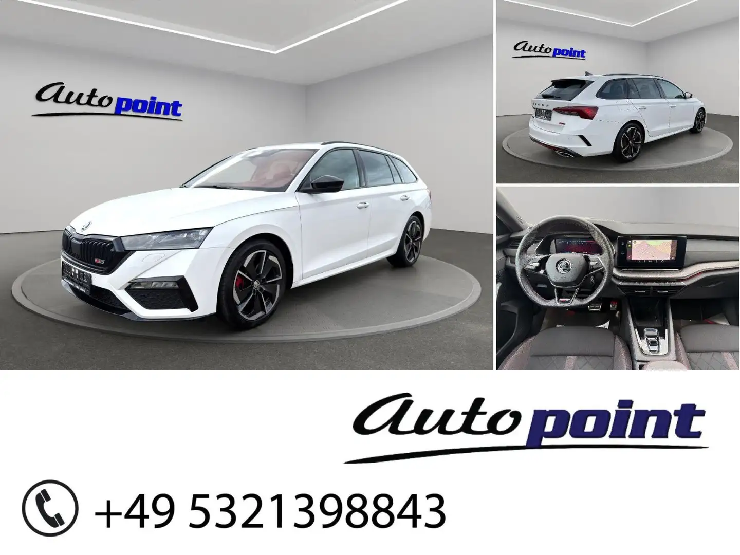 Skoda Octavia 2.0 TDI DSG RS COMBI Weiß - 1