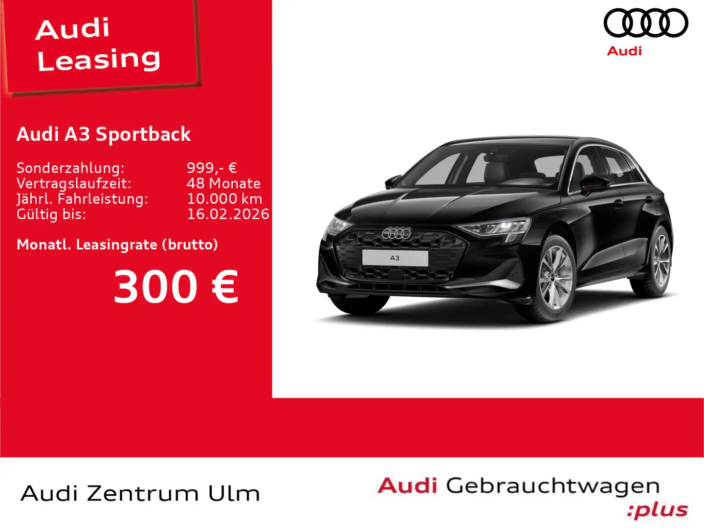 Audi A3 advanced 35TDI LED NAVI RFK 5J.GAR. Schwarz - 1