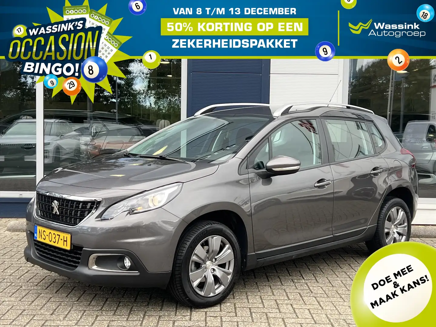 Peugeot 2008 1.2 Blue Lion 82pk Automaat | Navigatie | Cruise C Grau - 2