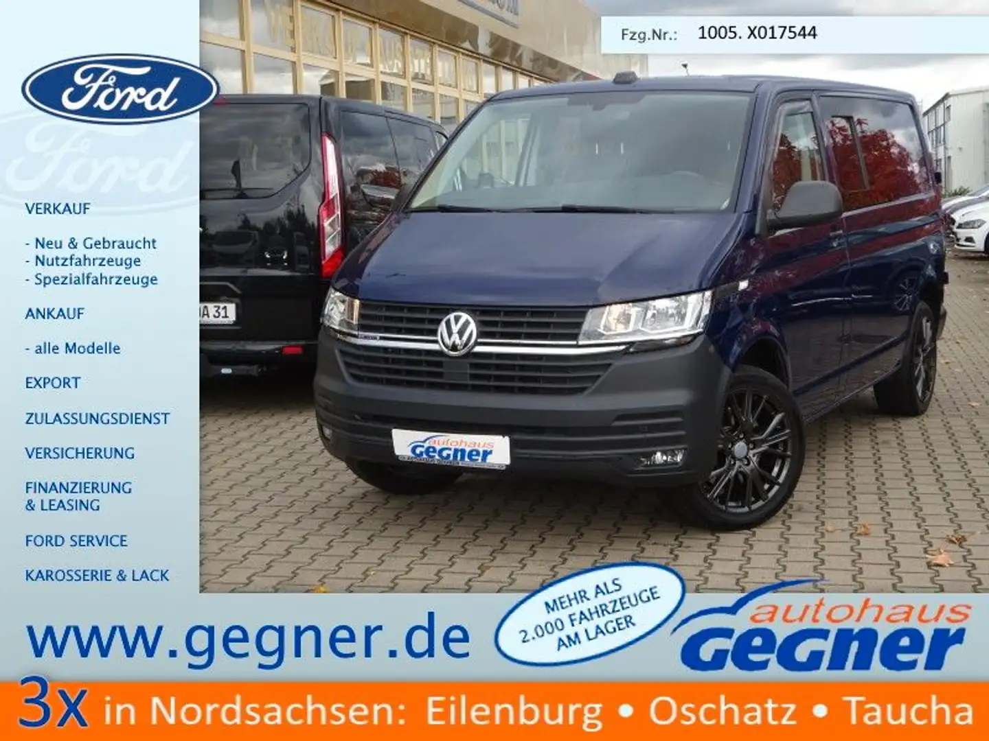 Volkswagen T6 Transporter T6.1 Transporter Mixto 4MOTION 204PS DSG KR AHK Weiß - 1