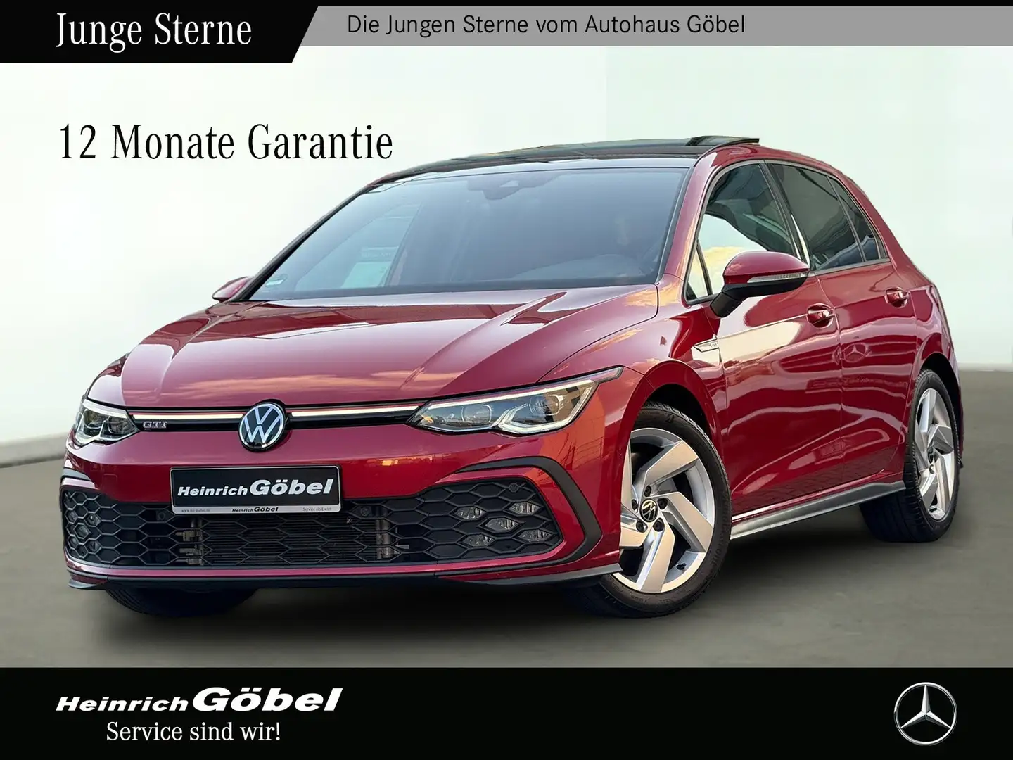 Volkswagen Golf GTI*VIII*2.0TSI*PANO*MATRIX*KEYLESS*AMBIENTE*NAV Rot - 1