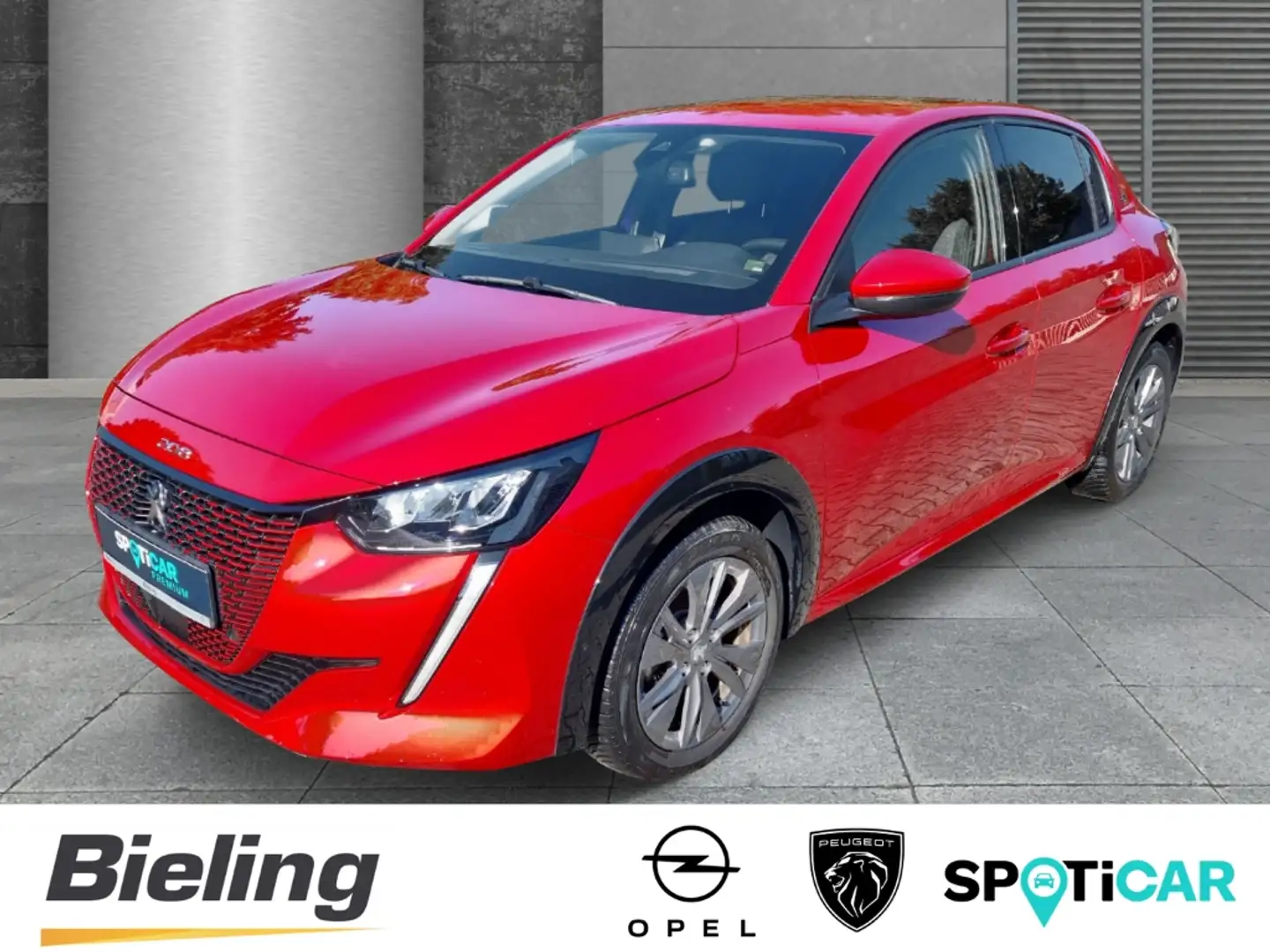 Peugeot 208 Navi Rückfahrkamera Einparkhile 1.Hand Rot - 1