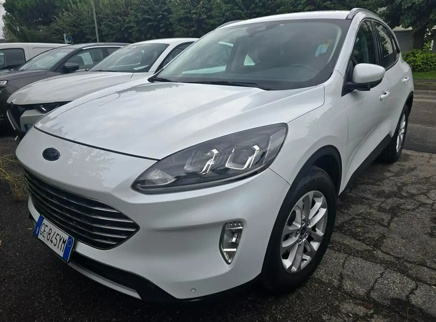 Ford Kuga Kuga III 2020 1.5ecoblu Titanium Bus 2wd120cv auto Blanc - 1