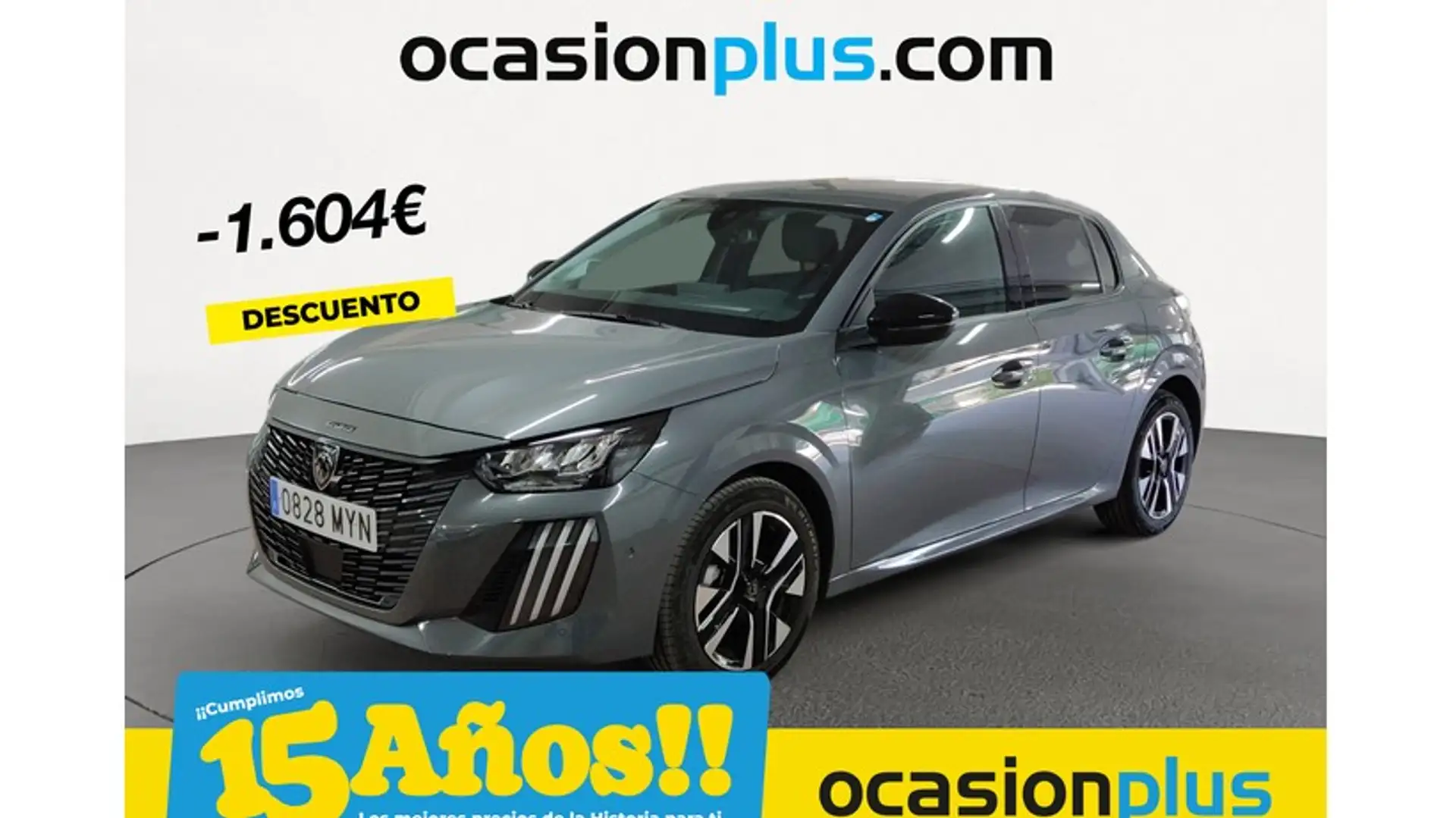 Peugeot 208 1.2 Puretech S&S Allure 100 Grijs - 1