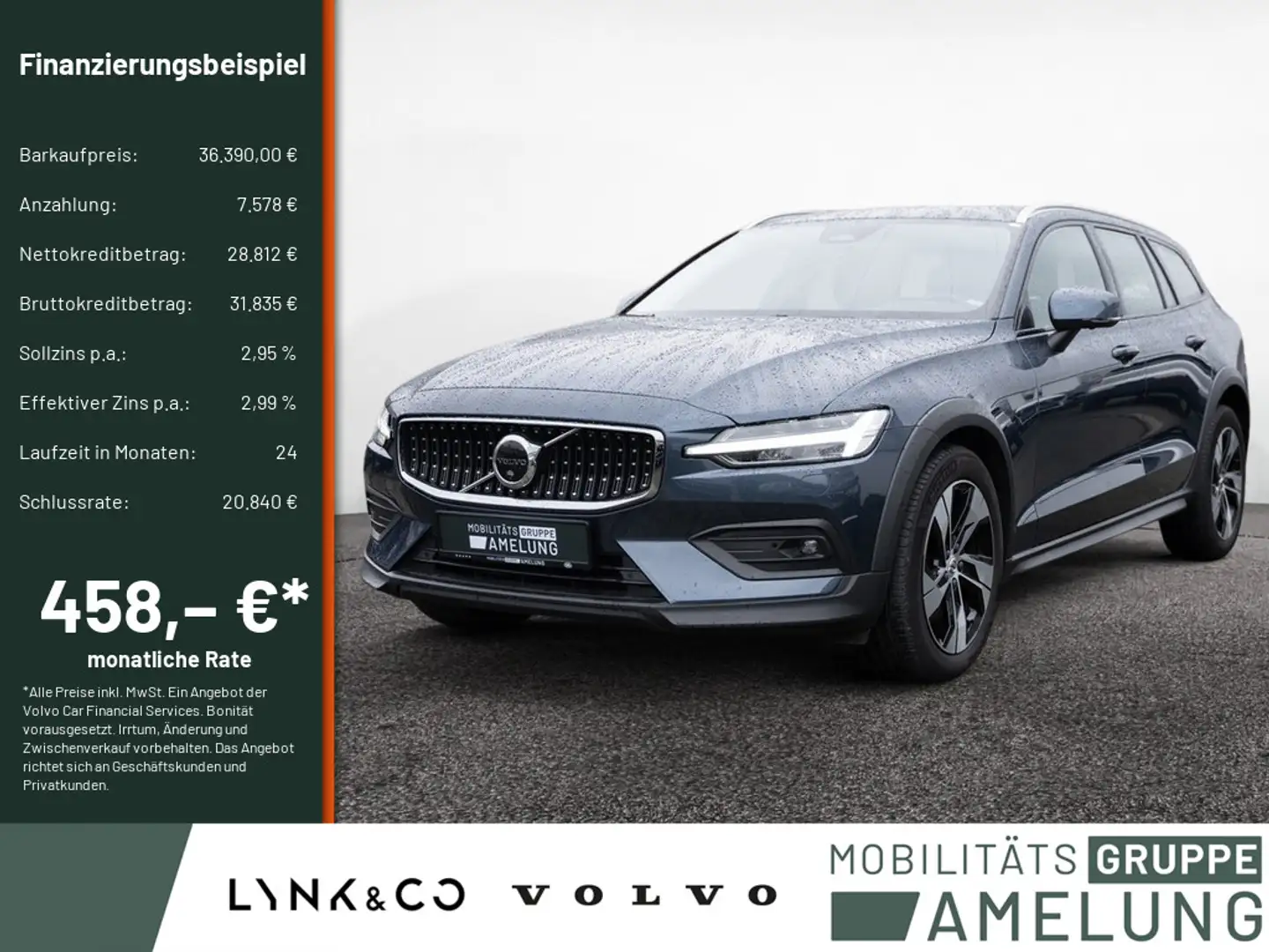Volvo V60 Cross Country B4 Plus AWD AHK STANDHZ LED Azul - 1