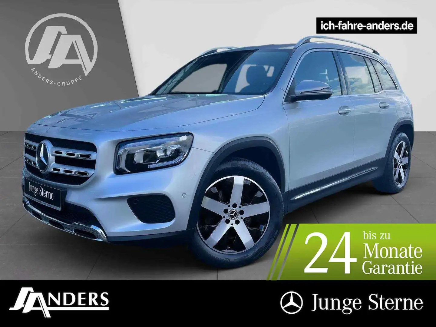 Mercedes-Benz GLB 220 d 4M Progressive+MBUX+LED+Kamera+PDC+AHK Argintiu - 1
