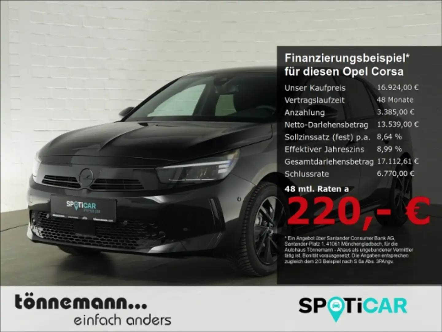 Opel Corsa F FACELIFT GS+NAVI+MATRIX-LED-LICHT+SITZ-/LENKRADH Schwarz - 1