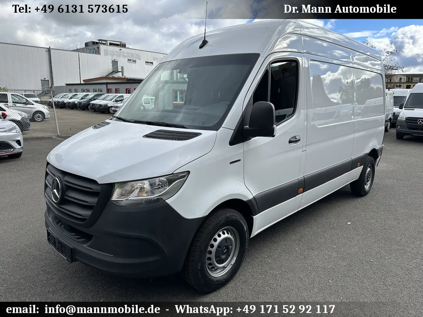 Mercedes-Benz Sprinter 312 FWD L2 Elektro Kamera Klima Weiß - 1